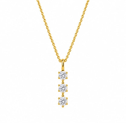 Dainty CZ Diamond Necklace for Women | Minimalist Bridal Jewellery