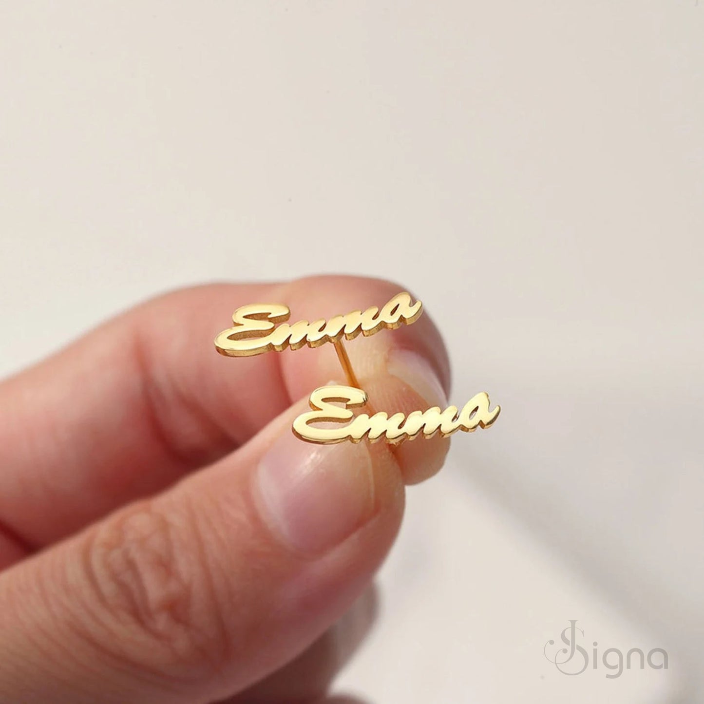 signa™ custom name earrings for women