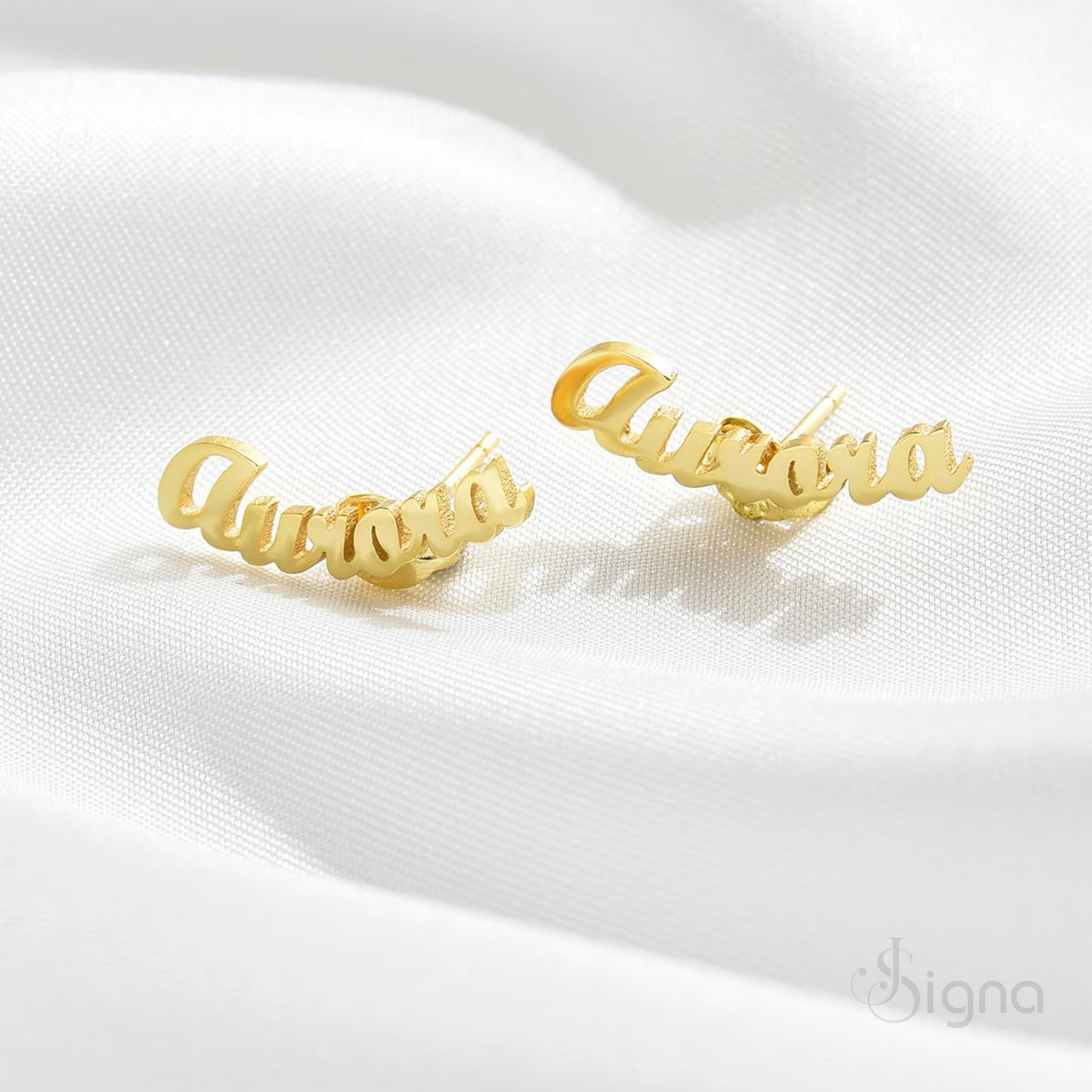 signa™ custom name earrings for women