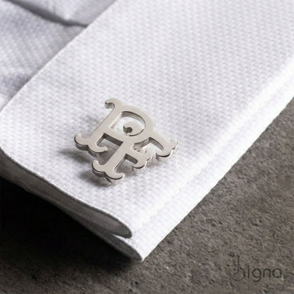 Signa™ Elite Initial Cufflinks for Men