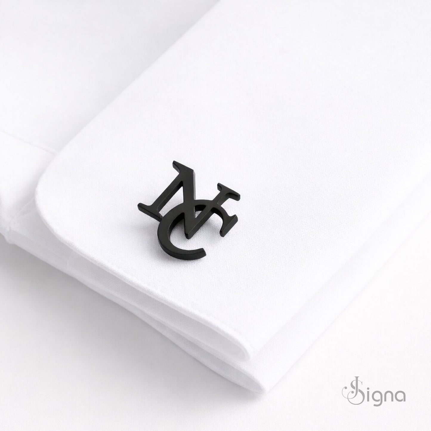 signa™ elite initial cufflinks for men