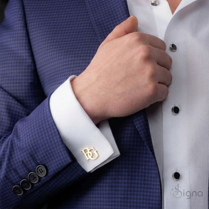 Signa™ Elite Initial Cufflinks for Men