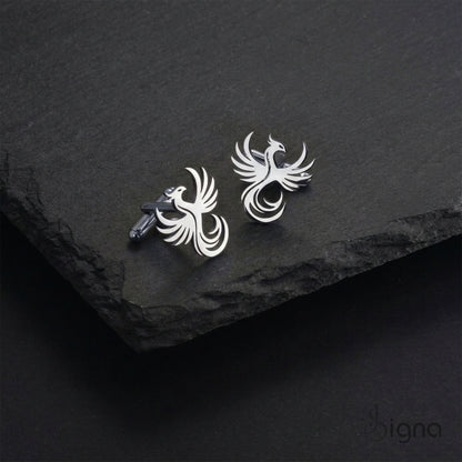 Signa™ Imperial Flame Phoenix Cufflinks For Men